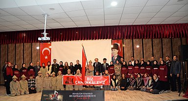 Korkuteli'de 18 Mart töreni yapıldı