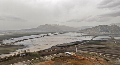Kurutulan 'antik' göl, son yağışlarla hayat buldu