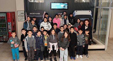 Öğrenciler tramvayın tarihini öğrendi