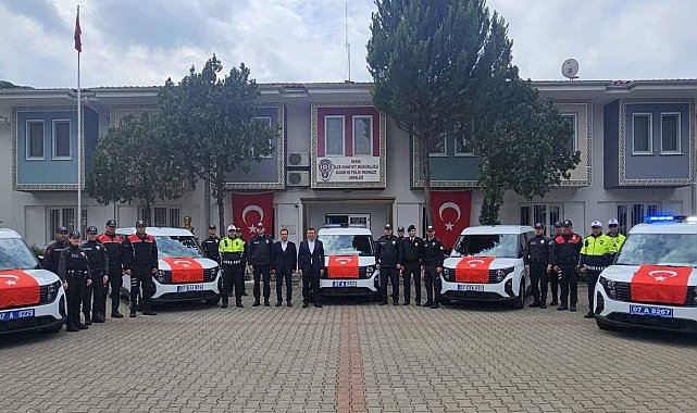 Serik İlçe Emniyet Müdürlüğü'ne 5 yeni araç