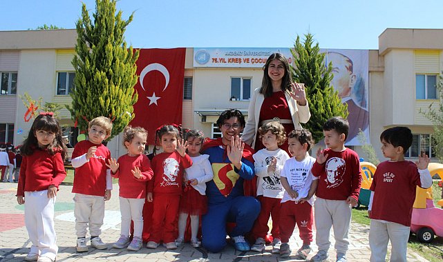 75. Yıl Kreş ve Çocuk Kulübü'nde 23 Nisan coşkusu