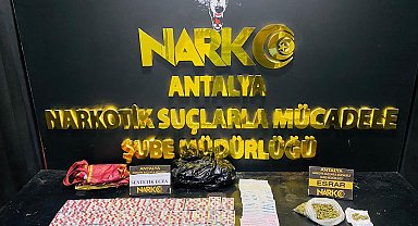 Antalya'da narkotik operasyonu: 22 tutuklu