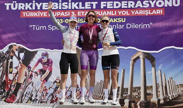 Bisiklet sporcusu Melike Çakır, Türkiye Kupası etabında birinci