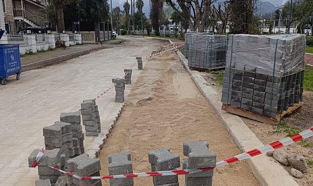 Kemer'de altyapı çalışmaları