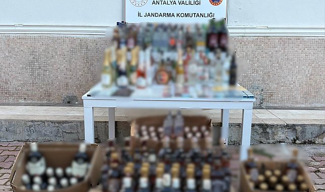 Kepez'de kaçak alkol operasyonu