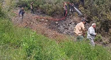 Makilik yangını büyümeden söndürüldü