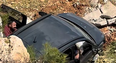 Otomobil şarampole düştü: 1 ölü, 3 yaralı