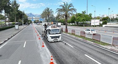 Yüzüncü Yıl Bulvarı'nda asfaltlama çalışması tamamlandı