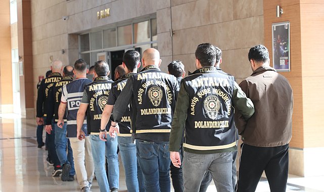 50 milyon lira dolandıran 14 şüpheli tutuklandı