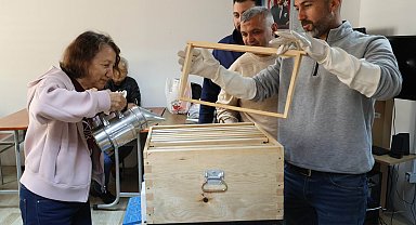 Büyükşehir'in arıcılık kurslarına yoğun ilgi