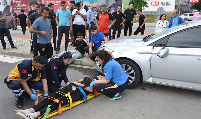 Gazipaşa'da kaza: 2 yaralı