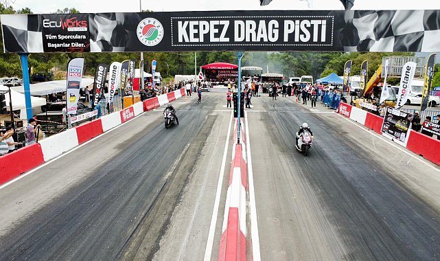 Kepez'de motodrag heyecanı