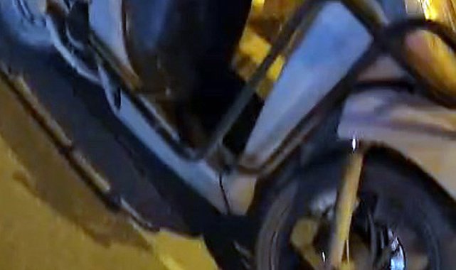 Motosiklet sürücüsü kazada hayatını kaybetti