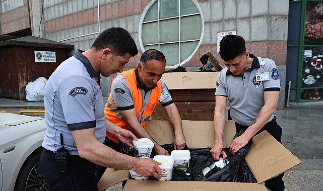 Usulsüz taşınan yaklaşık 1 ton yoğurt imha edildi