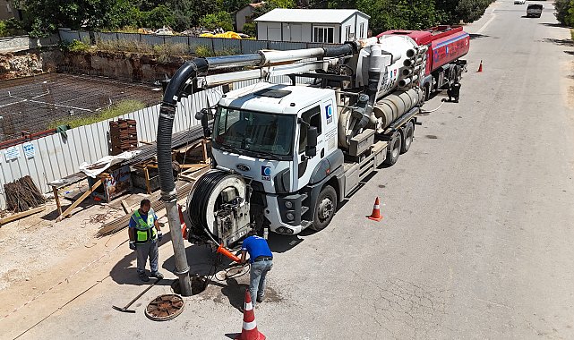 ASAT'tan kanalizasyon hattı temizliği ve kapak düzenleme çalışmaları