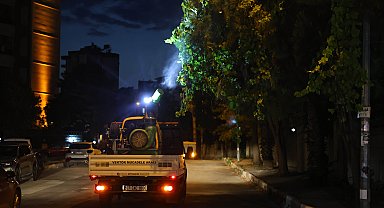 Büyükşehir'den gece vektör mesaisi