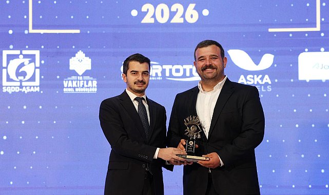 DHA muhabiri TFMD özel ödülünü törende aldı