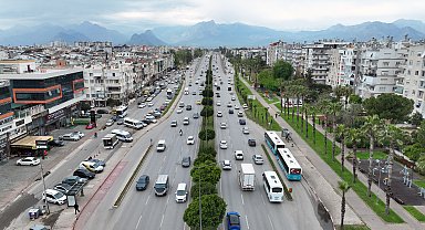 Gazi Bulvarı'nda trafik akışını rahatlatacak çalışma başlatıldı