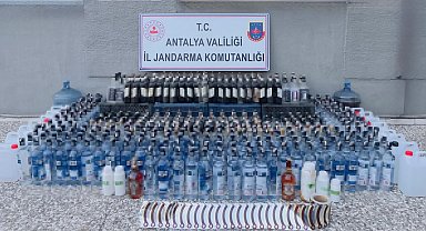 Kaçak alkol operasyonu: 1 tutuklu