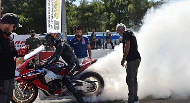 Kepez'de motodrag heyecanı