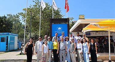 Kırgız heyet Antalya Büyükşehir Belediyesi'nin Mavi Bayrak deneyimini inceledi