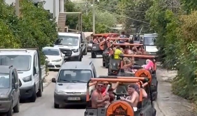 Kurallara uymayan safari araçlarına ceza