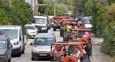 Kurallara uymayan safari araçlarına ceza