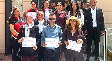 Mantar yetiştiriciliği kursu tamamlandı