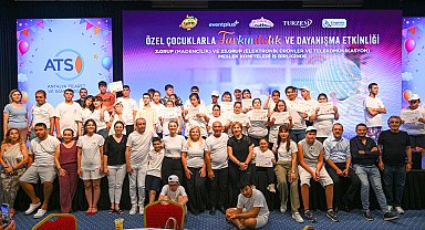 Özel çocukların mutluluğu ATSO'da buluştu