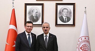 Uslu'dan Bakan Uraloğlu'na ziyaret