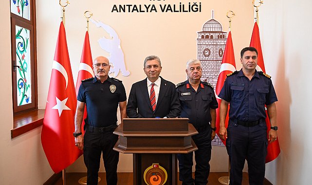 Antalya'da 1 ayda 11 bin 660 olay