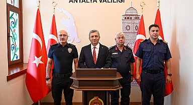 Antalya'da 1 ayda 11 bin 660 olay