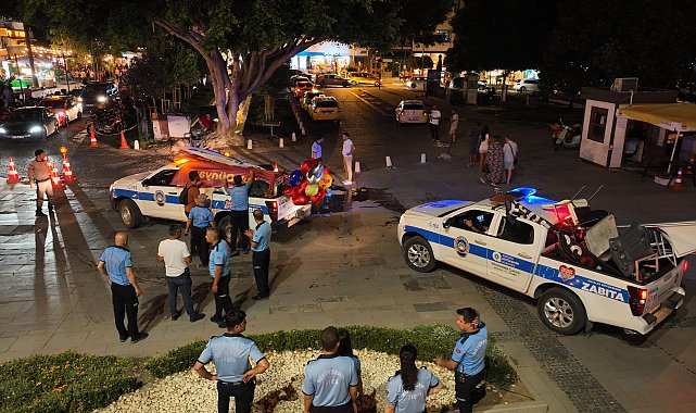 Büyükşehir zabıtasından kaldırım işgallerine denetim
