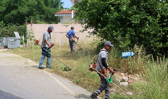Büyükşehir'den Kemer'de ulaşım ve çevre düzenlemelerine yönelik çalışma