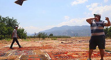 Eski halılar Antalya'nın güneşinde değer kazanıyor, 5 bin dolara alıcı buluyor