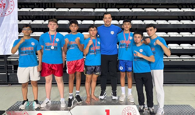 Kemer Belediyesi sporcularından yedi madalya