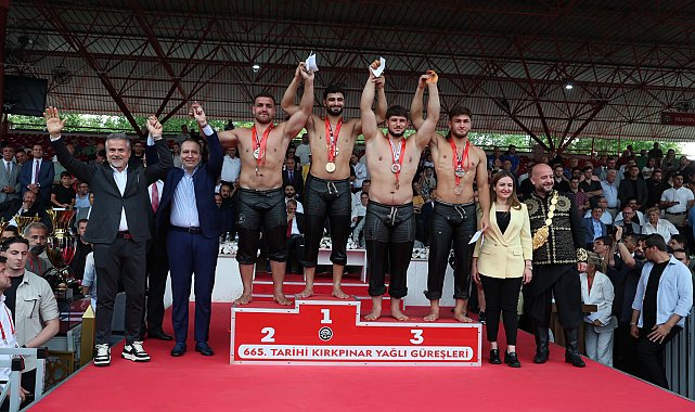 Kırkpınar'ın Başpehlivanı Antalya Büyükşehir sporcusu Erkan Taş