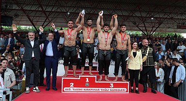 Kırkpınar'ın Başpehlivanı Antalya Büyükşehir sporcusu Erkan Taş