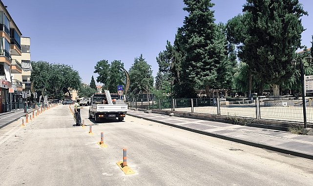 Korkuteli'nde delinatör çalışmaları