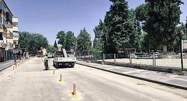Korkuteli'nde delinatör çalışmaları