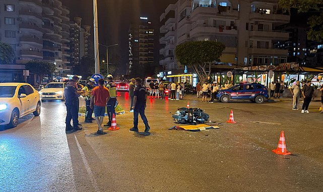 Motosikletiyle kaza yapan sürücü ağır yaralandı